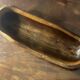 Large carved wooden bowl/trinket dish - 1950s craftsmanship