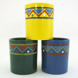 Set of 3 ceramic mugs Staffordshire Tableware