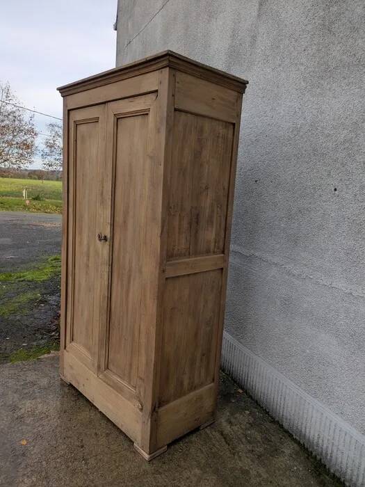 Parisian wardrobe, natural wood wardrobe