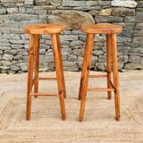 Pair of high stools