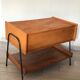 Meuble pied métal design vintage années 60