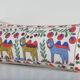 Vintage embroidered cushion cover 46x94 cm