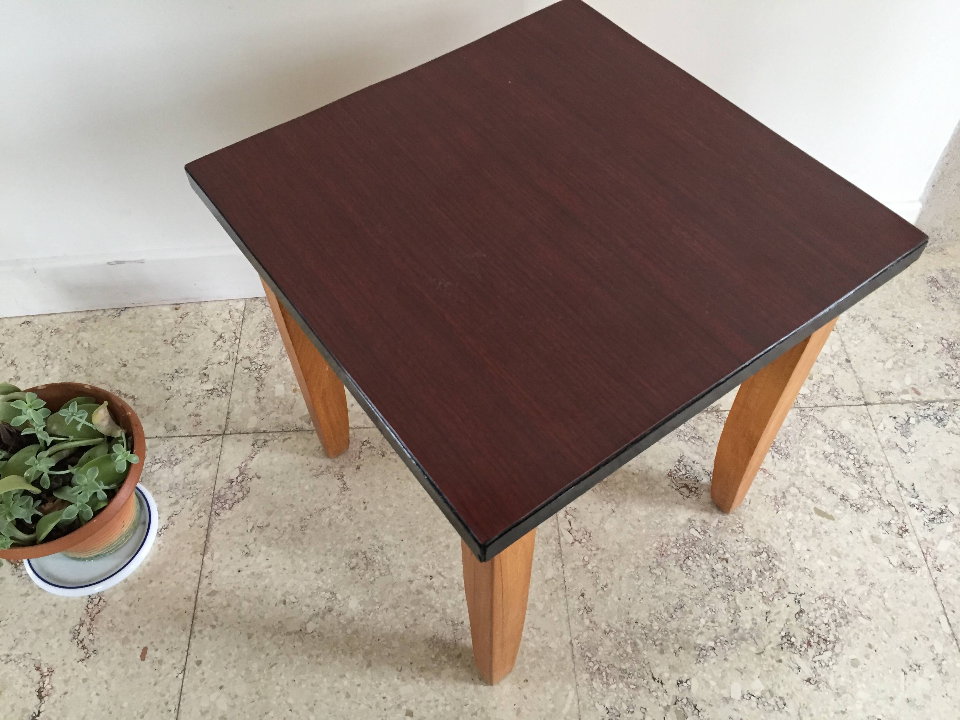 Vintage Formica and Wood Coffee Table