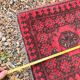Pair of Antique Balouch Rugs 54x44 Hand-Knotted Wool Cushion Boho Vintage