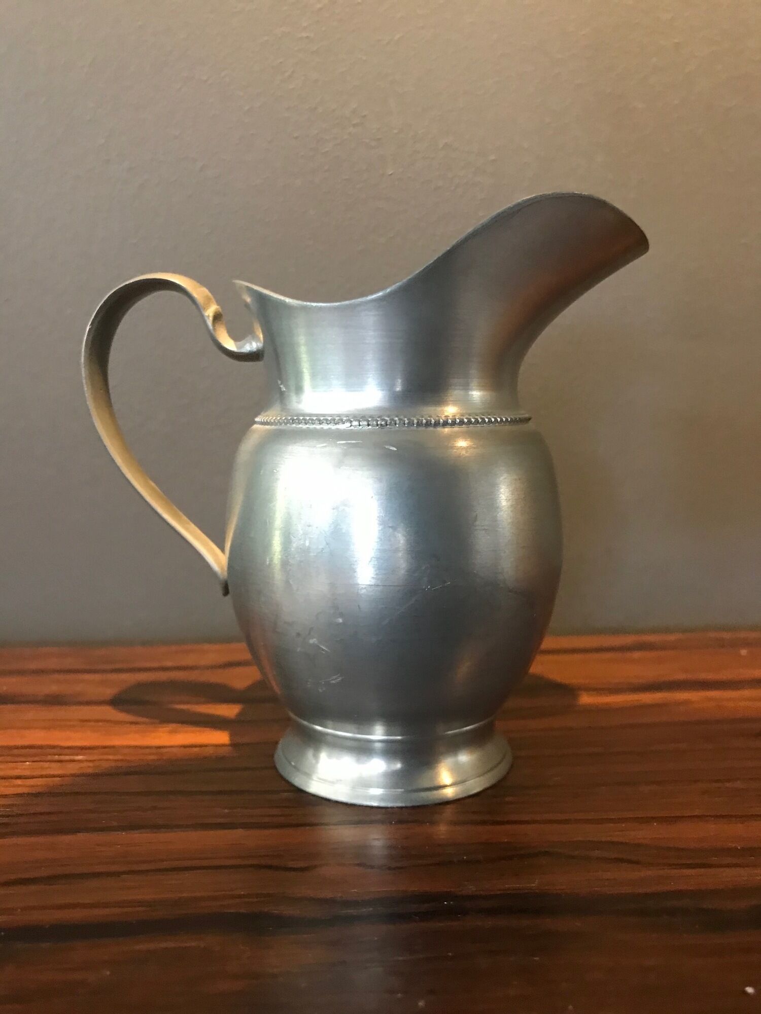 complete set of coffee and tea with milk pot and sugar art Deco in tin