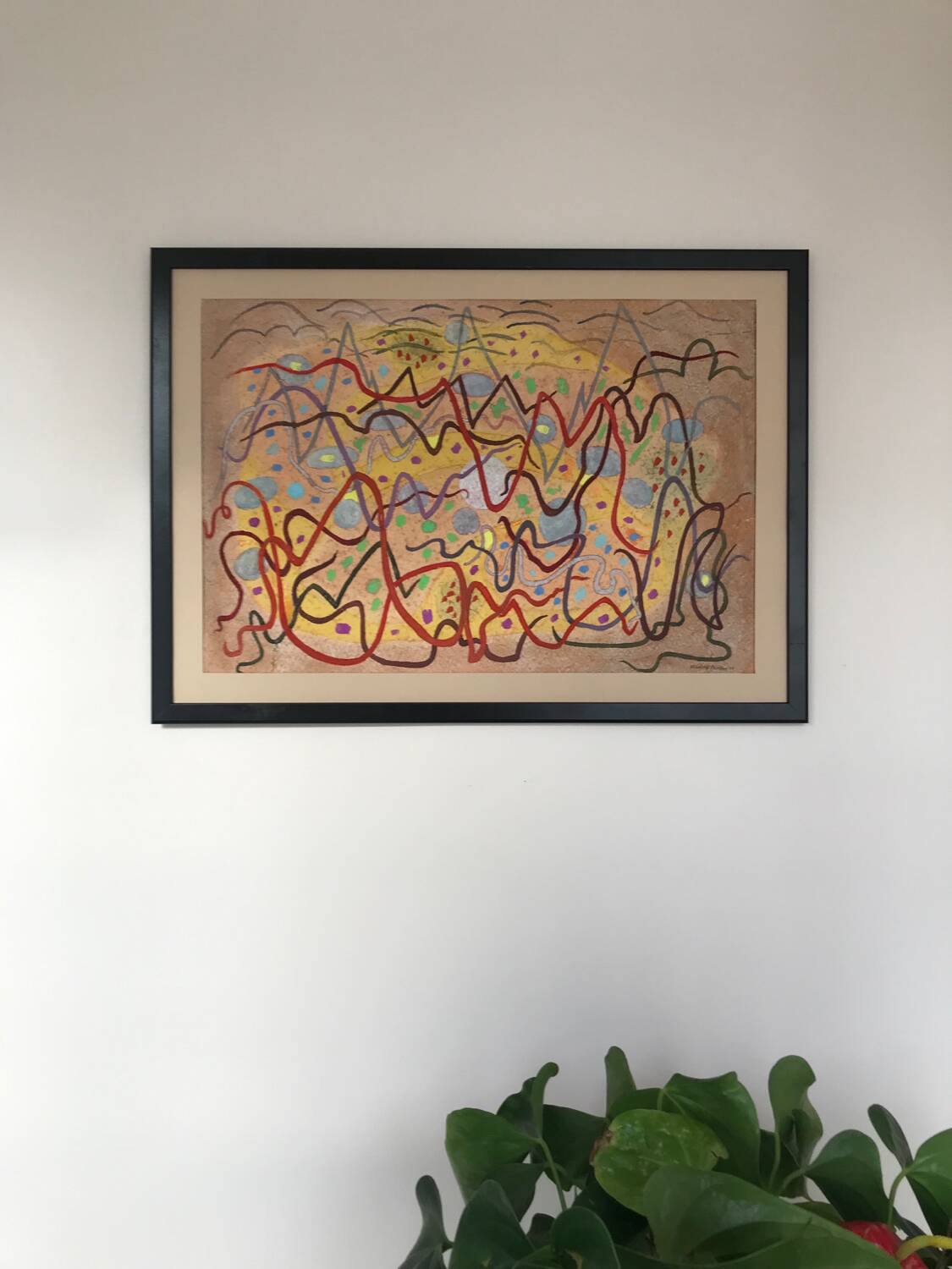 Rudolf MÖLLER, 1881-1967. Composition, 1918. Gouache and watercolour.