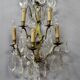 Large Bronze Wall Light with Pendants