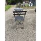 Salon de jardin fer repliable