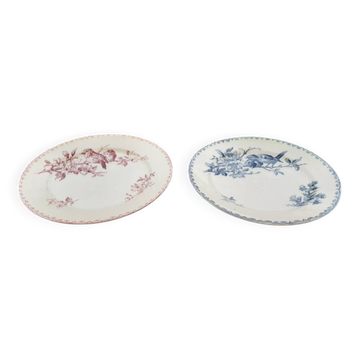 Lot de 2 assiettes Sarreguemines modèle Favori