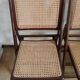 70s folding chairs canning chairs set of four