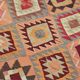 Turkish Handwoven Vintage Herki Kilim 103 cm x 316 cm