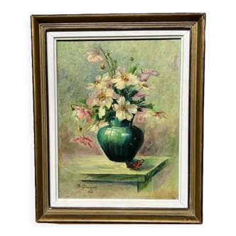 B. Dexpers. Still life with flowers. oil on panel.