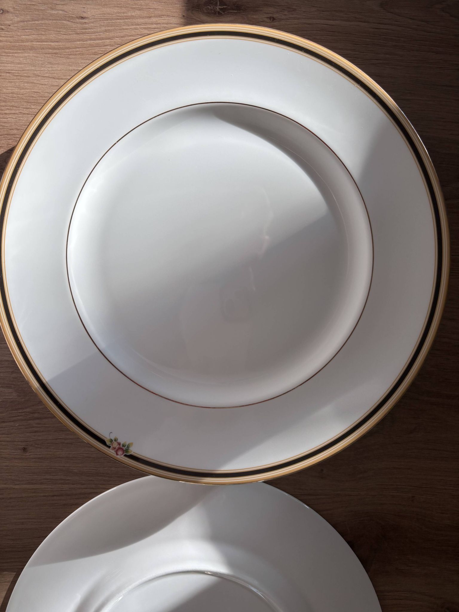 Grandes assiettes Wedgwood