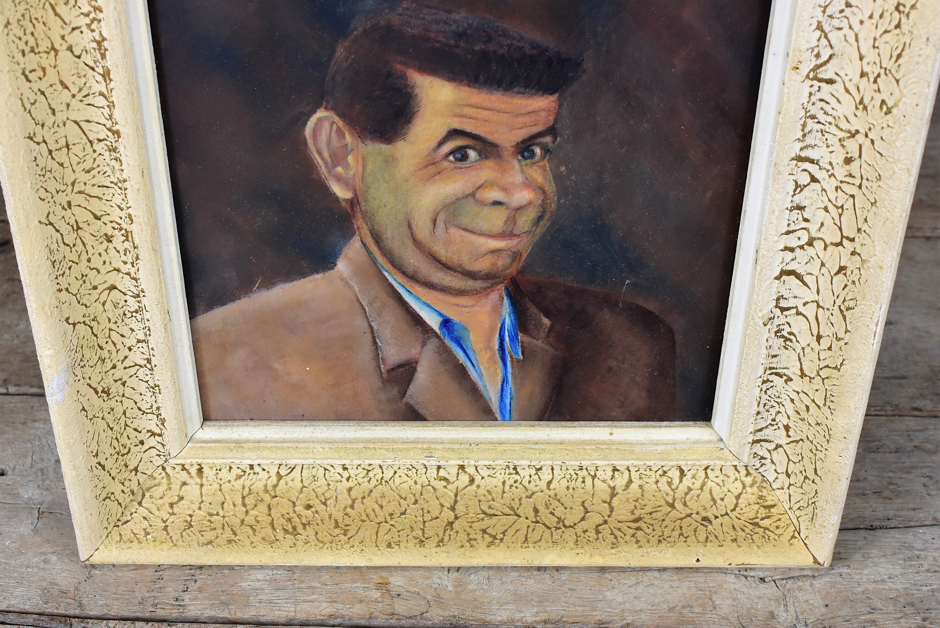 painting painting face man