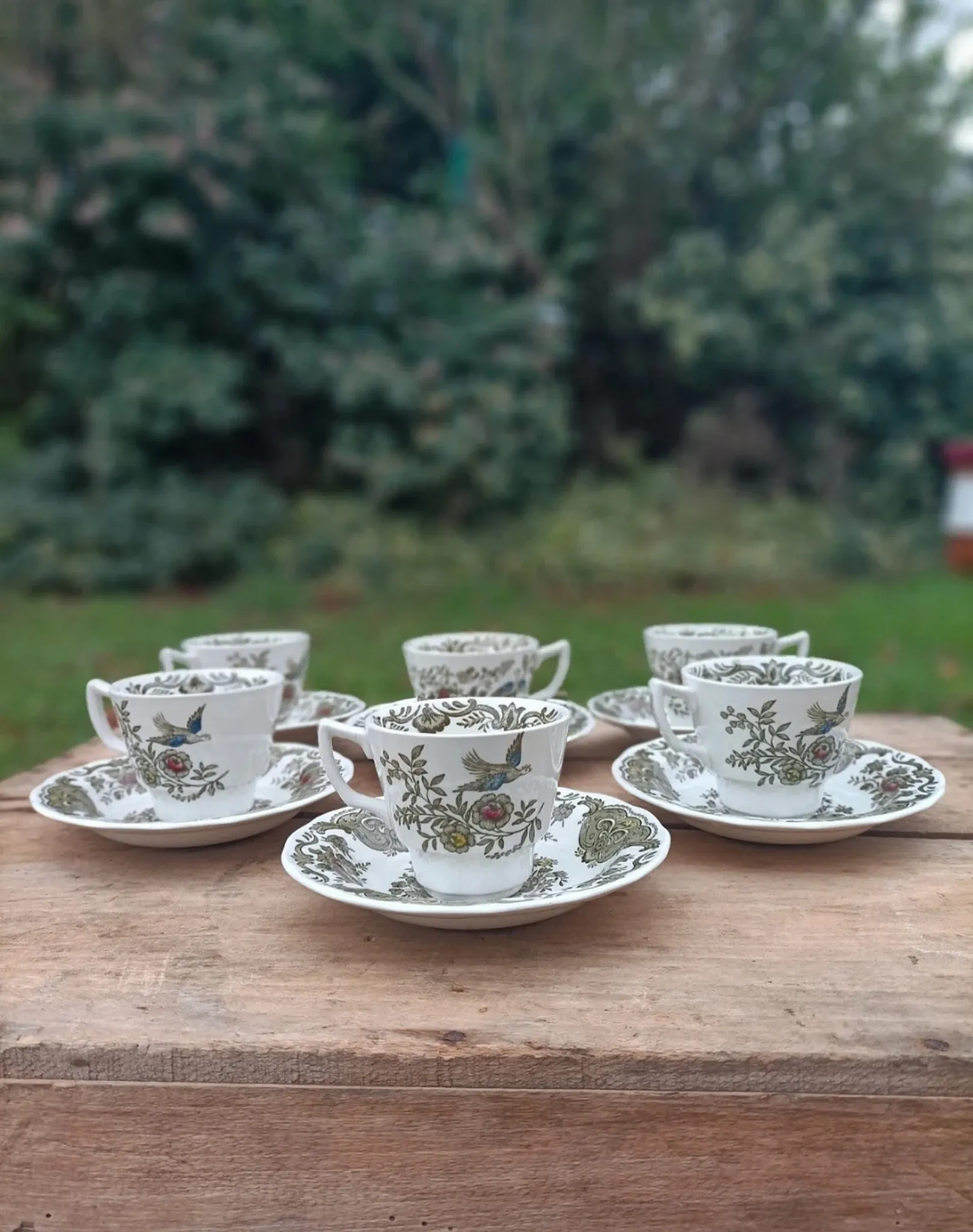 Coffee cup set - England