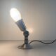 Adjustable head table lamp in aluminium by Philips, 1960s, Germany