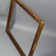 Old Italian frame gilded polychrome wood 47x39 cm, foliage 41x33 cm SB