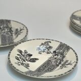 Floral iron earth plate