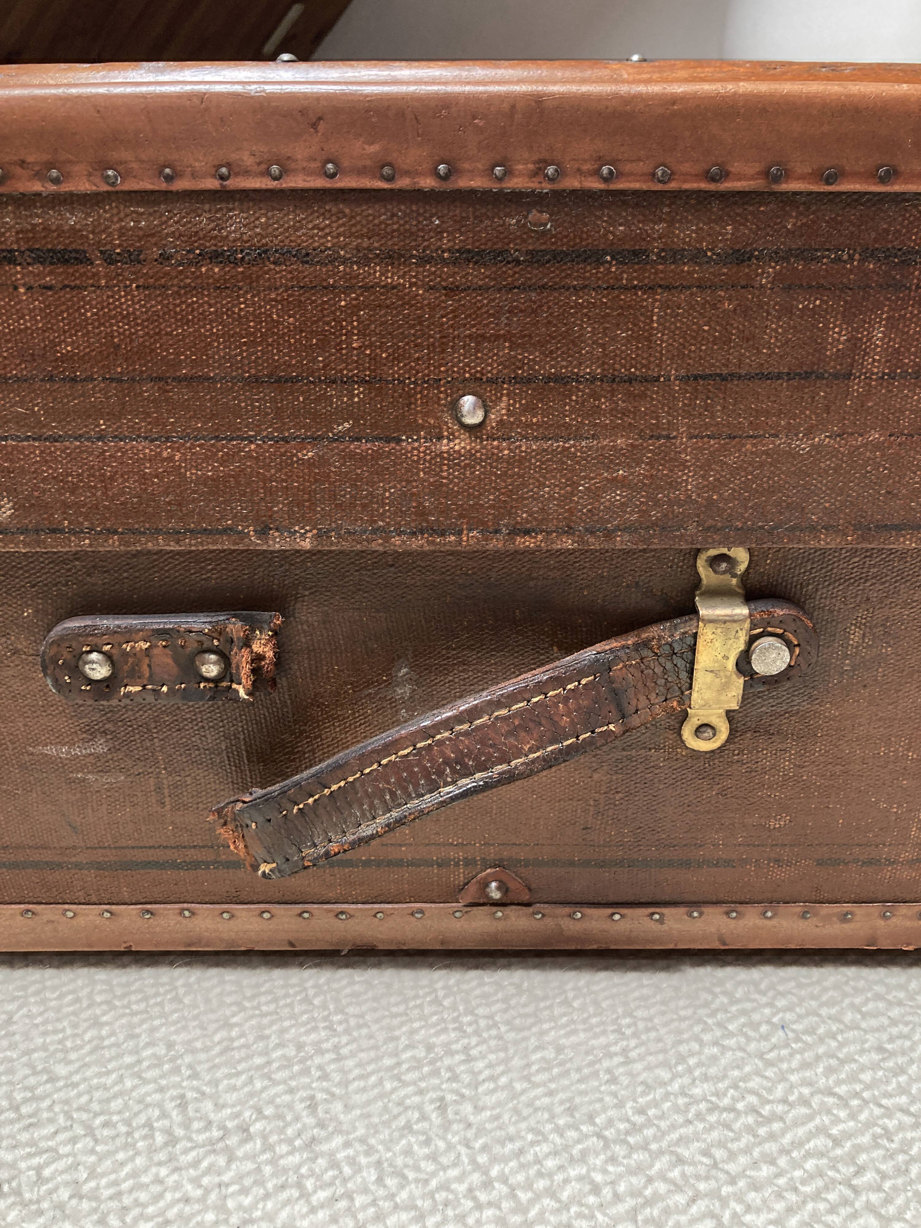 Antique travel trunk