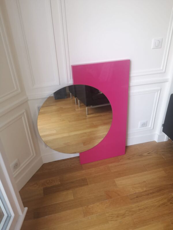 Miroir italien en mode barbie girl