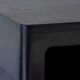 Wood and metal TV unit, solid oak, TV sideboard.