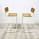 Tabourets de bar de style Bauhaus, années 1970