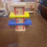 Lot de mobilier en bois maison de poupée
