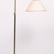 Classic brass Floor Lamp with Curved Neck, 1950s