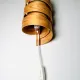 Pine Veneer Curved Wall Lamp By Unknown Designer, Sweden 1970S