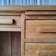 Bureau en chêne années 50/60