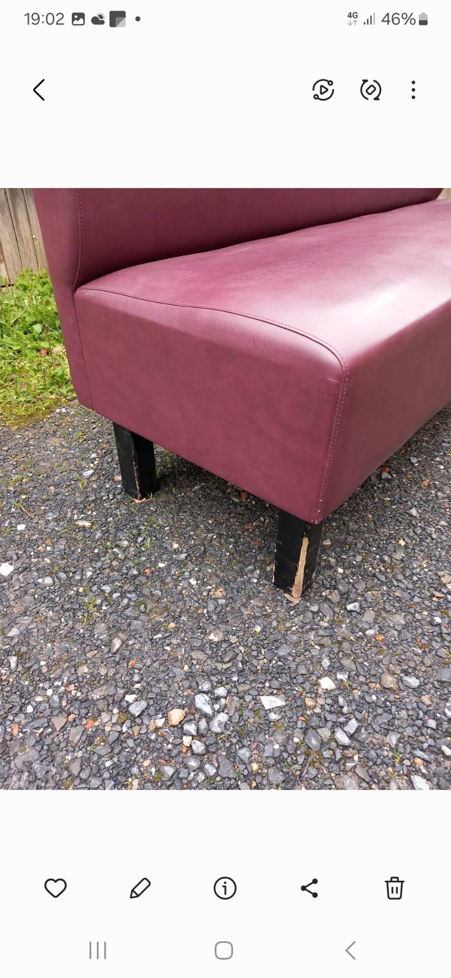 3 bistro benches
