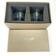 Christofle, box of 2 Eden Garden whisky glasses