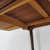 Table à manger extensible en bois danois des années 1960