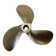 Antique Marine Three-Blade Boat Propeller Solid Bronze Early 1900s