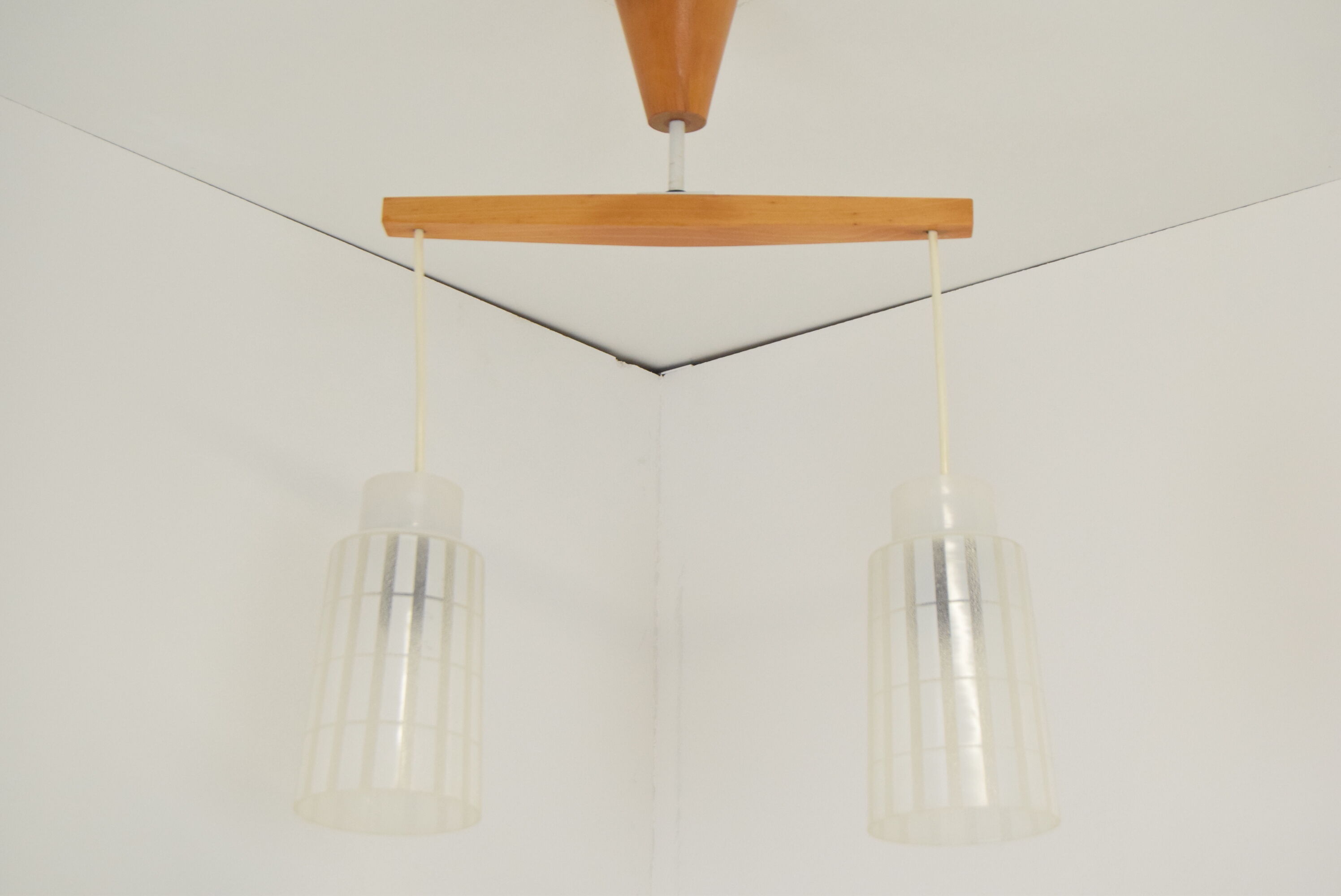 Mid-century Chandelier by Drevo Humpolec,1970's.
