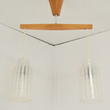 Mid-century Chandelier by Drevo Humpolec,1970's.