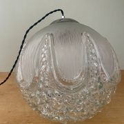 Baladeuse globe vintage en verre XL
