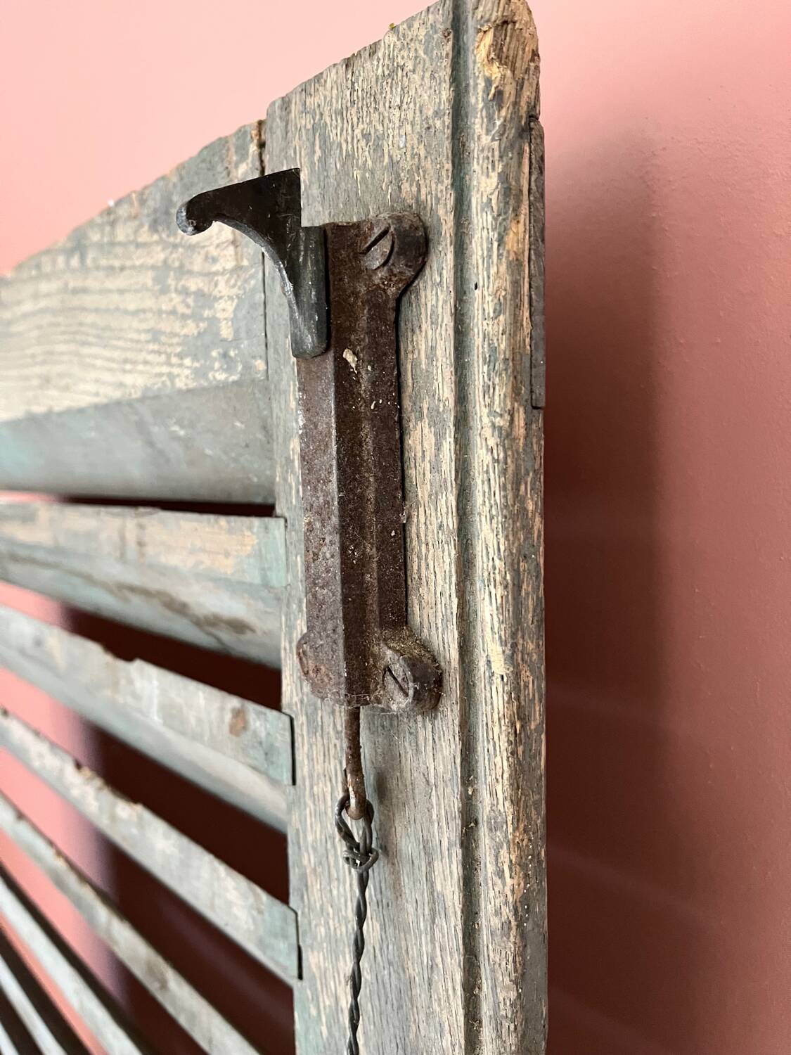 Old shutter blinds