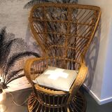 Rattan armchair  Gio Ponti