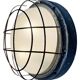 Industrial Grey Wall Light with Milk Glass from Elektrosvit, 1970s