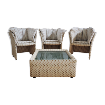 Armchairs and coffee table