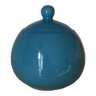 Boîte en porcelaine bleue ronde