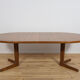 Mid-Century Teak Round Extending Dining Table, Denmark, 1960s