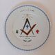 Bicentennial Masonic plate of the revolution dated and signed 1989.