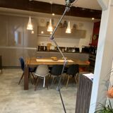 Jielde floor lamp with 5 arms, 40cm, vintage industrial graphite.