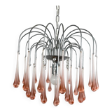 Vintage Murano blown glass chandelier – Italy, 1970s