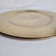 Two dishes in solid brass, 35 cm