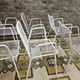 Set of 6 chairs and 1 rocking chair Rio by Emu 1960