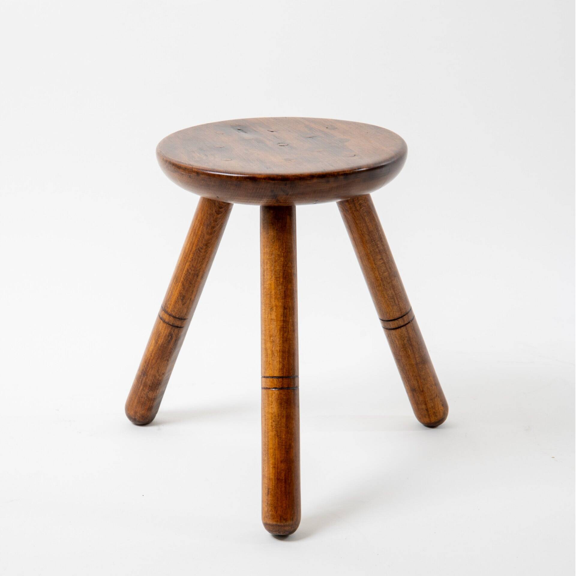 Small French cow milking stool, 1970s