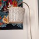 1950s reading lamp – Formica and gold metal